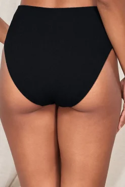 Outlet Sunsets Pacifica Black Astrid High Waist Bottom