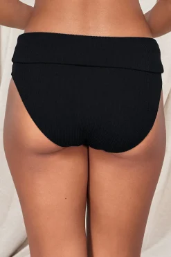 Outlet Sunsets Pacifica Black Hannah High Waist Bottom