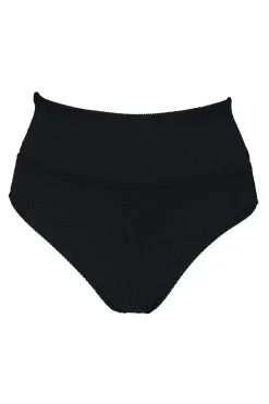 Outlet Sunsets Pacifica Black Hannah High Waist Bottom