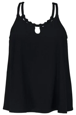 Fashion Sunsets Pacifica Black Sadie Tankini Top