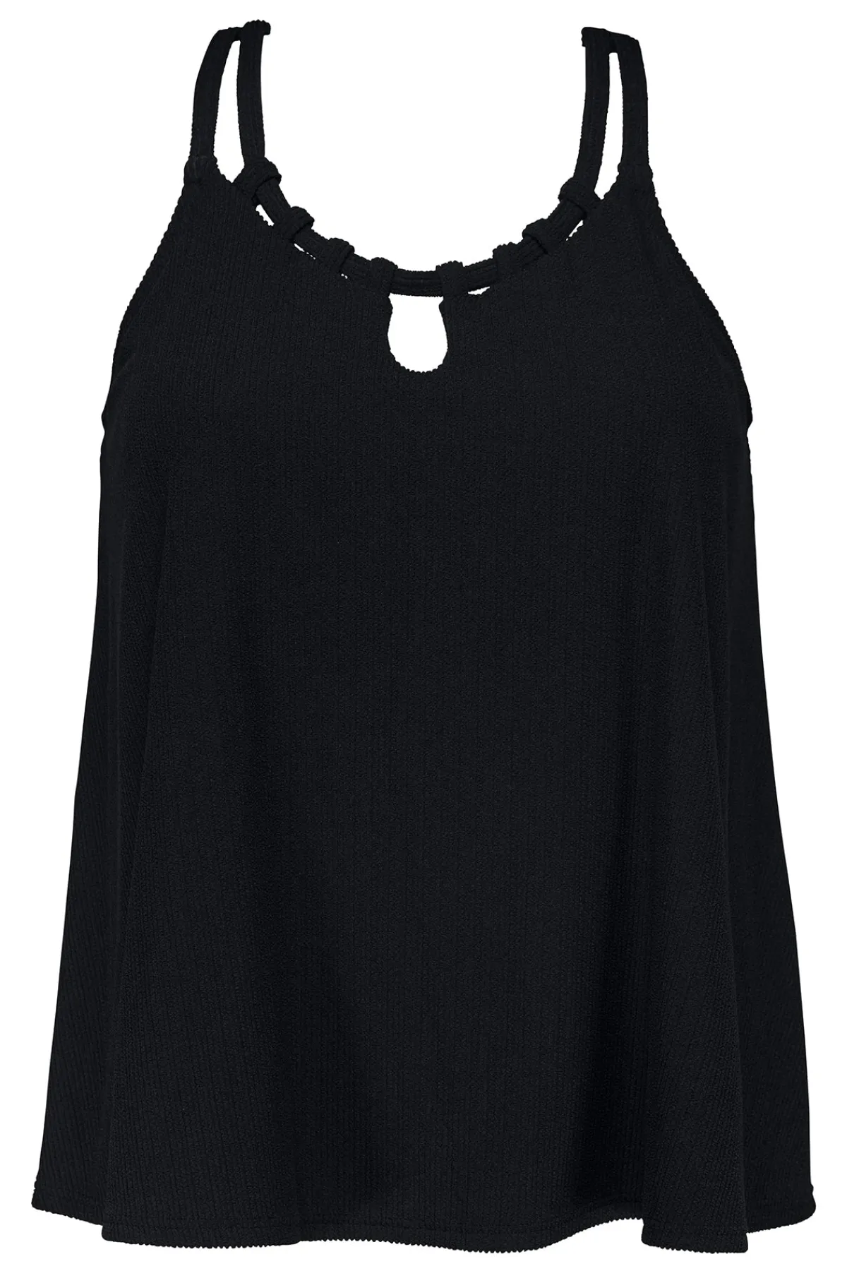 Fashion Sunsets Pacifica Black Sadie Tankini Top