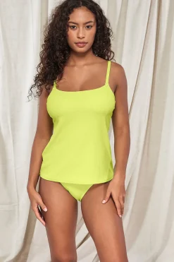 Hot Sunsets Pacifica Bright Pear Coralie Tankini Top