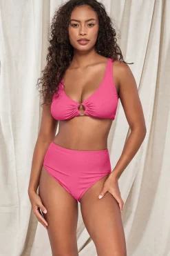 Sale Sunsets Pacifica Dragon Fruit Astrid High Waist Bottom