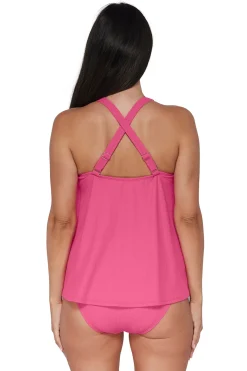 Sale Sunsets Pacifica Dragon Fruit Sadie Tankini Top
