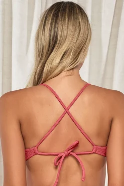 Online Sunsets Pacifica Hibiscus Tea Indie Bralette Top
