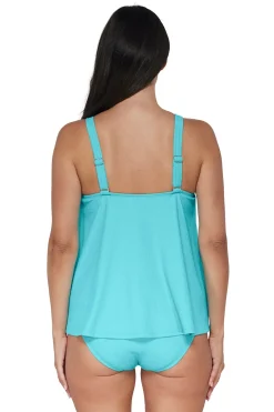 Hot Sunsets Pacifica Pool Party Sadie Tankini Top