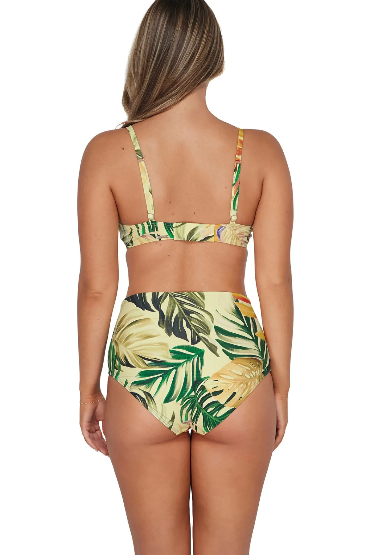 Outlet Sunsets Amber Oasis Capri High Waist Bottom