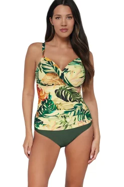 Outlet Sunsets Amber Oasis Serena Tankini Top