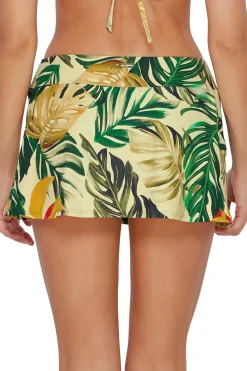 Discount Sunsets Amber Oasis Sporty Swim Skirt Bottom