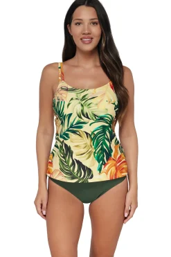 Hot Sunsets Amber Oasis Taylor Tankini Top