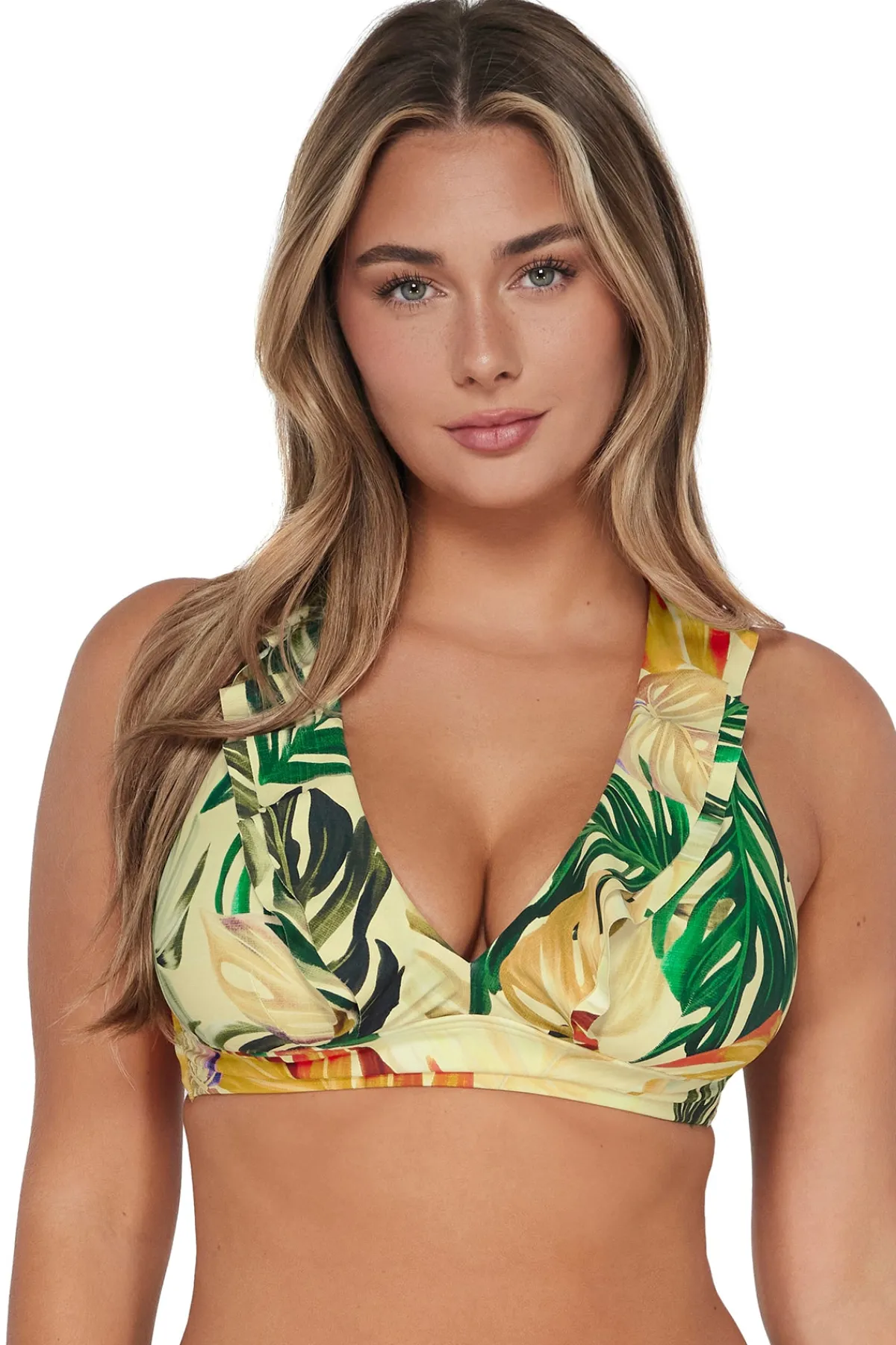 Clearance Sunsets Amber Oasis Willa Wireless Top