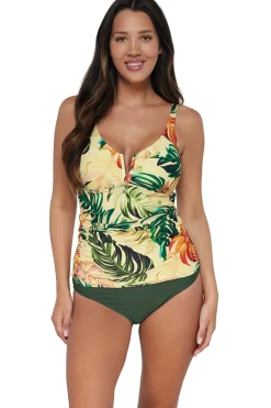 Best Sunsets Amber Oasis Zuri V-Wire Tankini Top