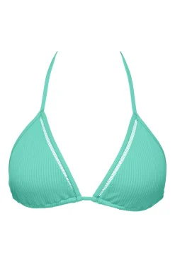 Fashion Sunsets Aqua Mist Sandbar Rib Laney Triangle Top