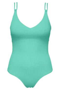 Discount Sunsets Aqua Mist Sandbar Rib Veronica One Piece