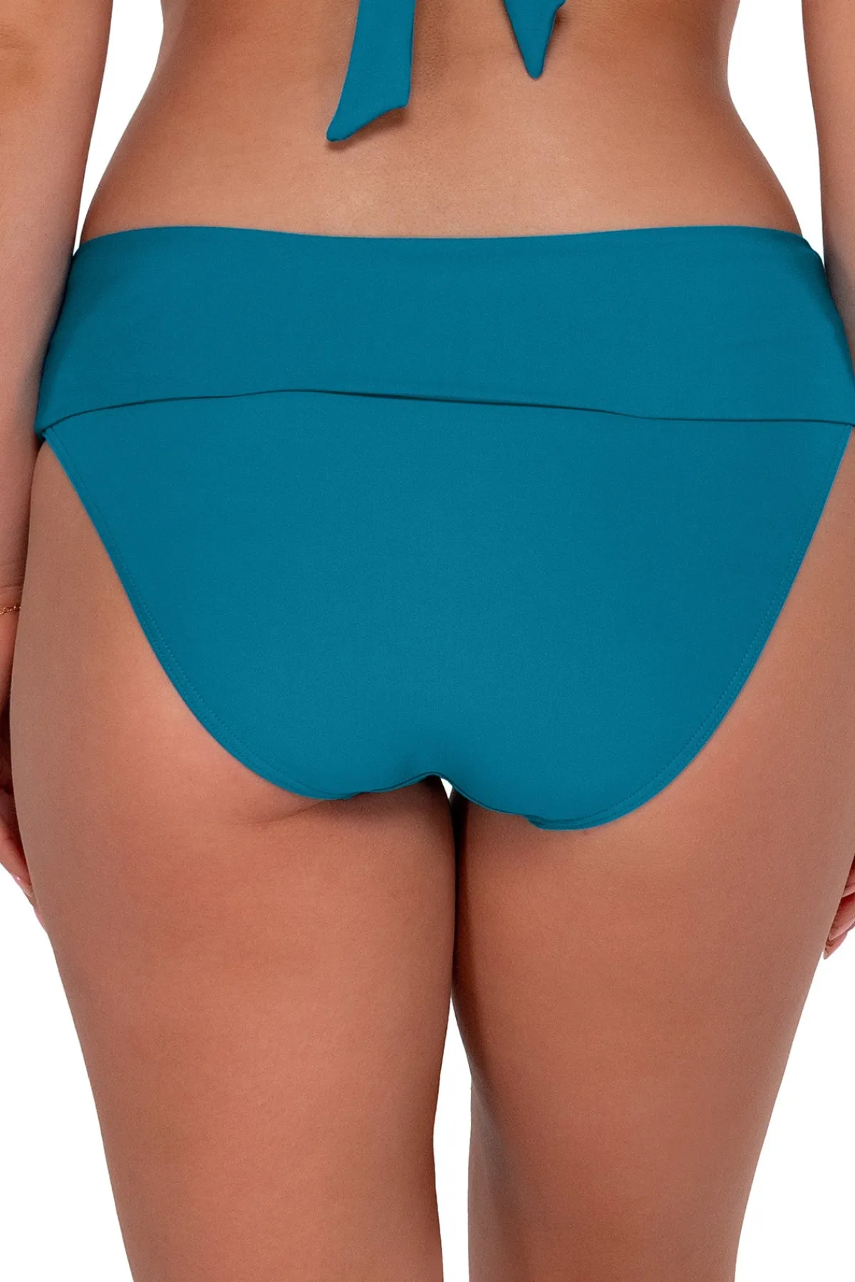 Sale Sunsets Avalon Teal Hannah High Waist Bottom