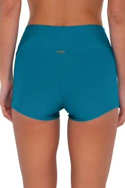 Outlet Sunsets Avalon Teal Kinsley Swim Short