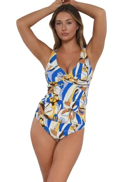 Hot Sunsets Bali Bungalow Elsie Tankini Top