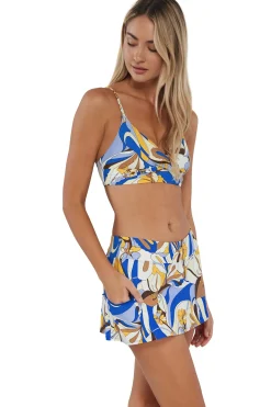 Best Sunsets Bali Bungalow Sporty Swim Skirt