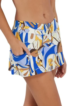 Best Sunsets Bali Bungalow Sporty Swim Skirt