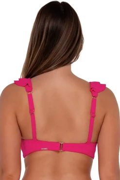 New Sunsets Begonia Sandbar Rib Willa Wireless Top