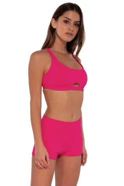 Sale Sunsets Begonia Sandbar Rib Kinsley Swim Short