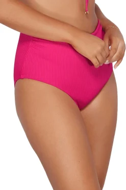 Outlet Sunsets Begonia Sandbar Rib Capri High Waist Bottom