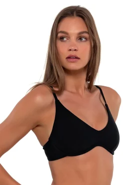 Best Sunsets Black Brooke U-Wire Top