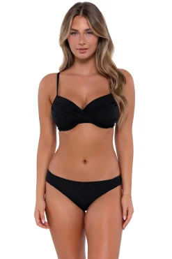 Online Sunsets Black Crossroads Underwire Top