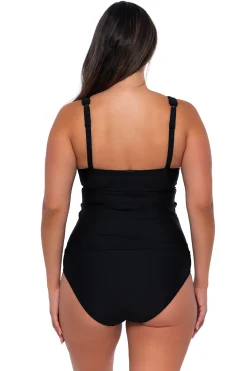 Discount Sunsets Black Elsie Tankini Top