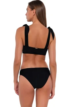 Hot Sunsets Black Lily Top