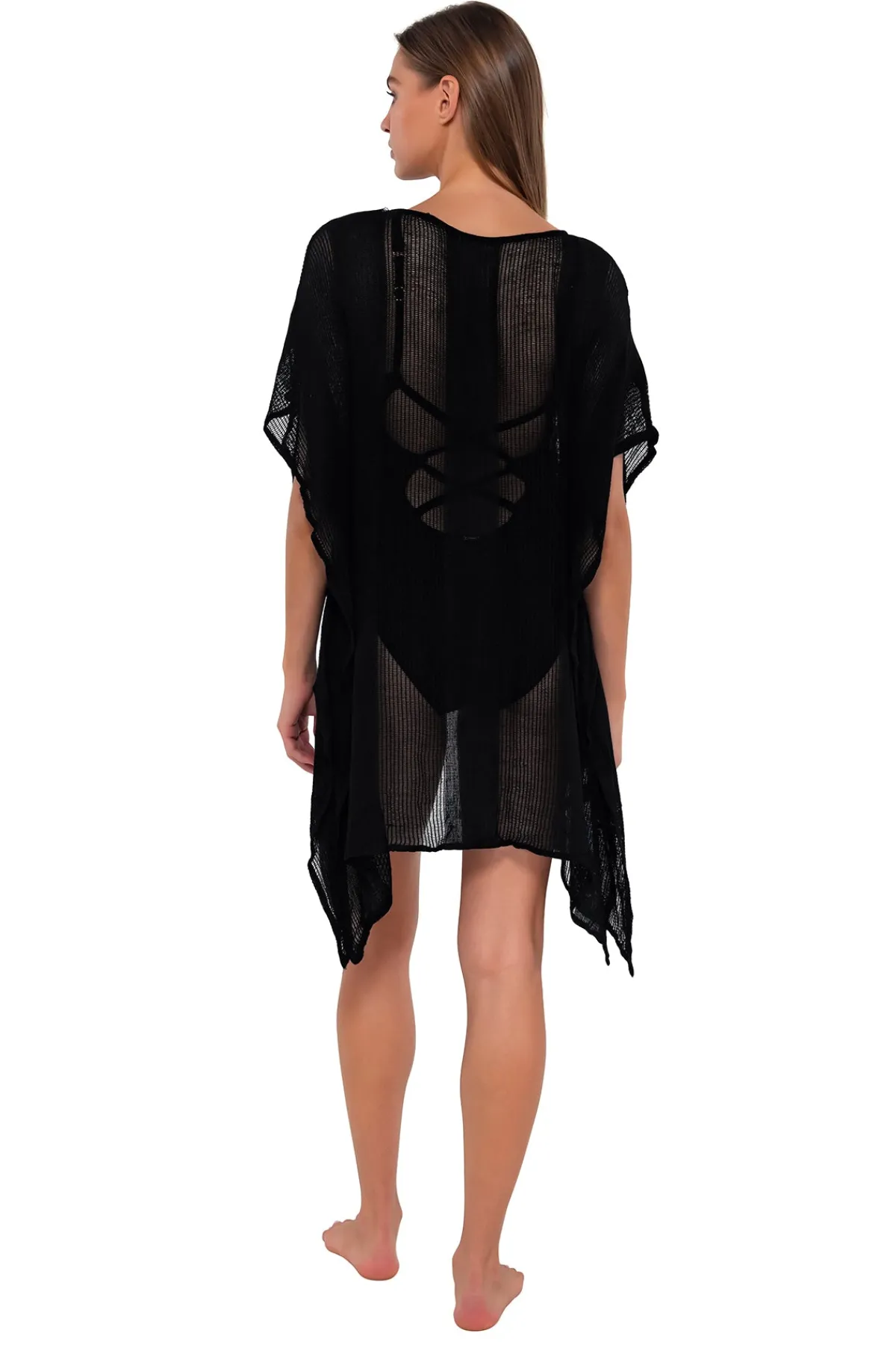 Hot Sunsets Black Maldives Tunic