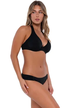 Fashion Sunsets Black Muse Halter Top