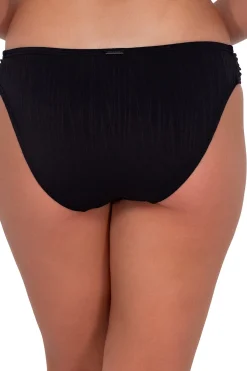 Discount Sunsets Black Seagrass Texture Audra Hipster Bottom