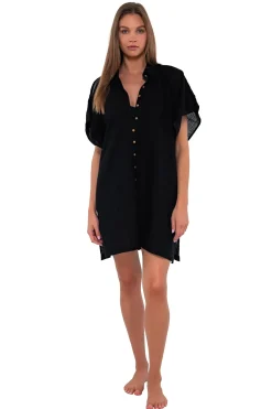Discount Sunsets Black Shore Thing Tunic