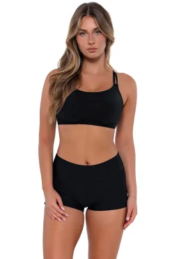 New Sunsets Black Taylor Bralette Top