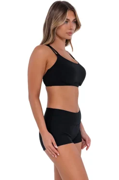 New Sunsets Black Taylor Bralette Top
