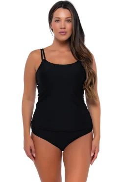 Discount Sunsets Black Taylor Tankini Top