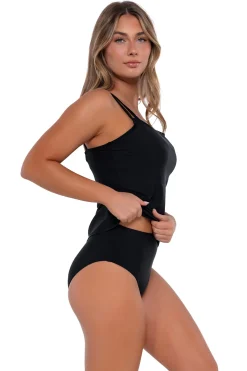 Discount Sunsets Black Taylor Tankini Top