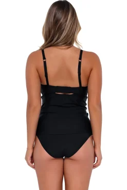 Best Sunsets Black Zuri V-Wire Tankini Top
