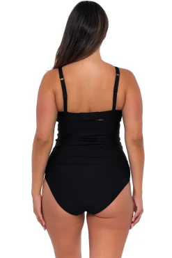 Best Sunsets Black Zuri V-Wire Tankini Top
