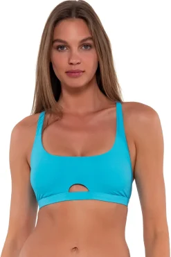 New Sunsets Blue Bliss Brandi Bralette Top