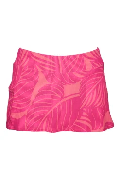 Best Sunsets Blushing Palms Sandbar Rib Sporty Swim Skirt