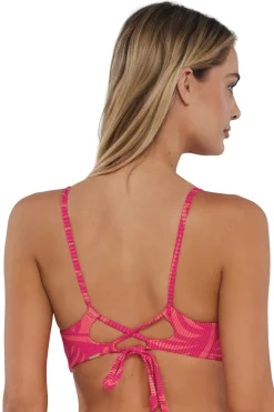 Outlet Sunsets Blushing Palms Sandbar Rib Lyla Bralette Top