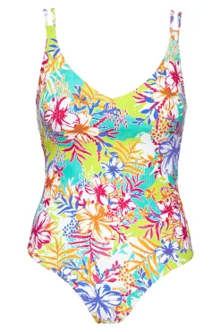 Online Sunsets Botanical Bliss Sandbar Rib Veronica One Piece