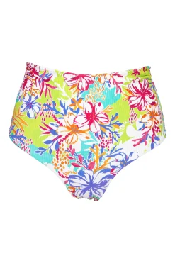 New Sunsets Botanical Bliss Sandbar Rib Capri High Waist Bottom