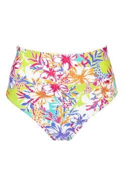 Clearance Sunsets Botanical Bliss Sandbar Rib Hannah High Waist Bottom