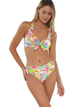 Sale Sunsets Botanical Bliss Sandbar Rib Brandi Bralette Top