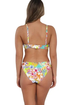 New Sunsets Botanical Bliss Sandbar Rib Kauai Keyhole Top