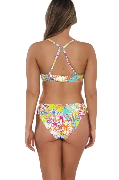 New Sunsets Botanical Bliss Sandbar Rib Kauai Keyhole Top