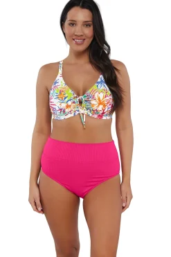 New Sunsets Botanical Bliss Sandbar Rib Kauai Keyhole Top